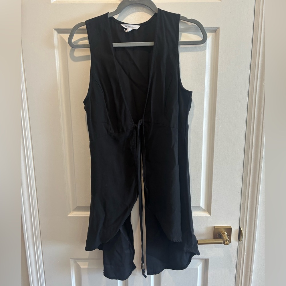 BCBG Black Vest